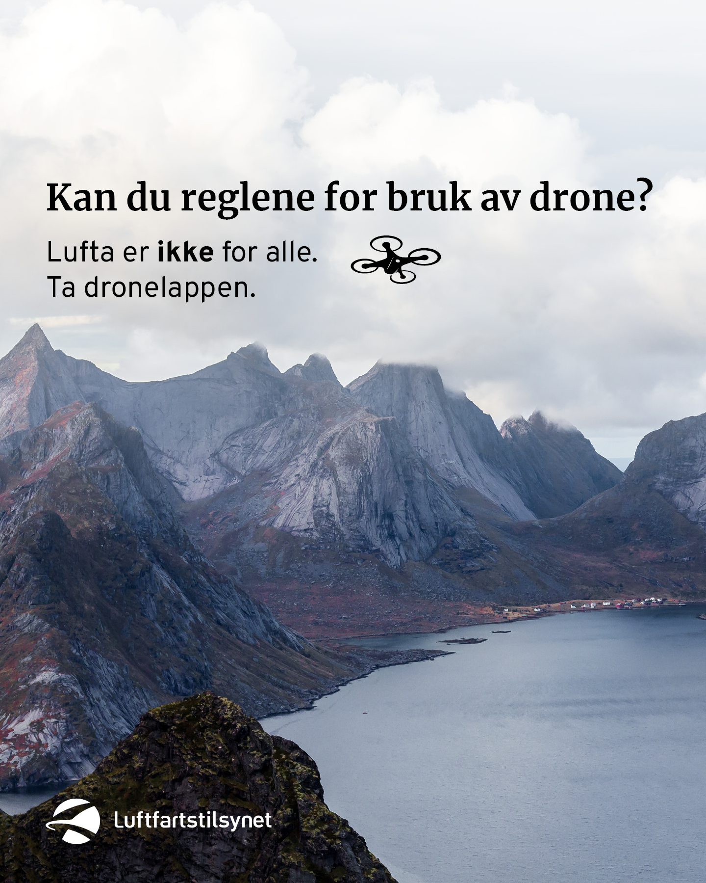 Kan du reglene for droneflyging?